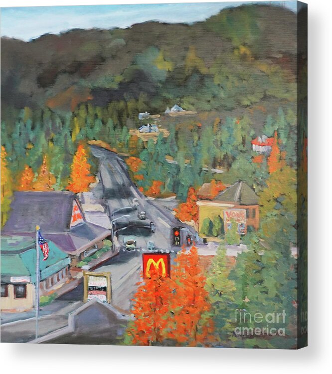 Oakhurst Acrylic Print featuring the painting I'm loving It #1 by Mary Beth Harrison