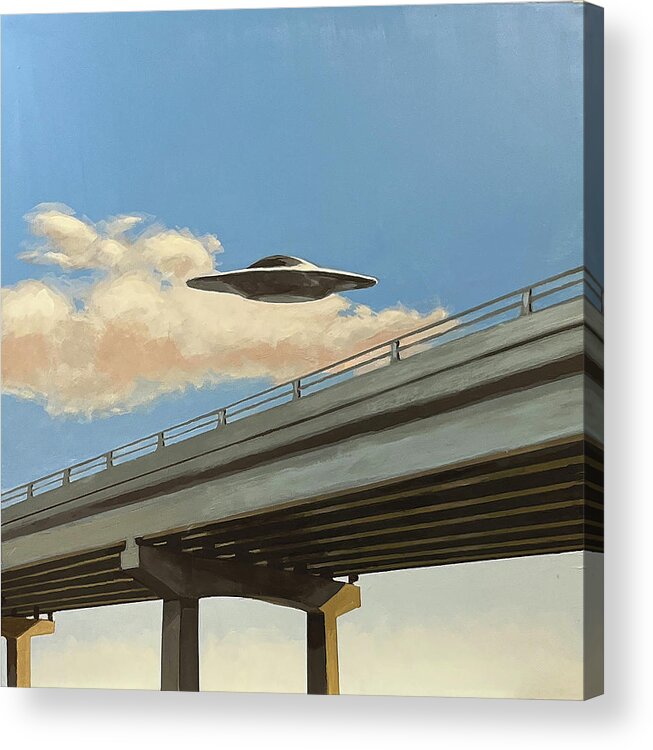 Overpass Acrylic Print featuring the painting Over Pass #1 by Jeffrey Bess
