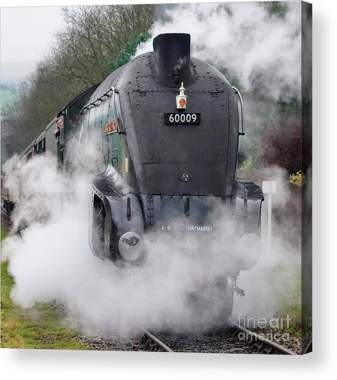 Steam Acrylic Print featuring the photograph Steam locomotive 60009 Union Of South Africa #1 by David Birchall