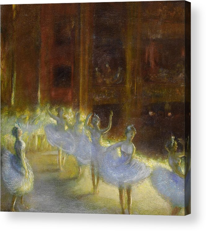 Gaston La Touche Acrylic Print featuring the painting The ballet #2 by Gaston la Touche