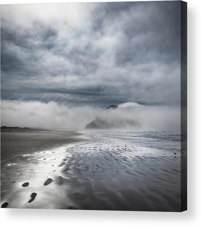 Acrylic Print featuring the photograph Morro Rock #2 by Lars Mikkelsen