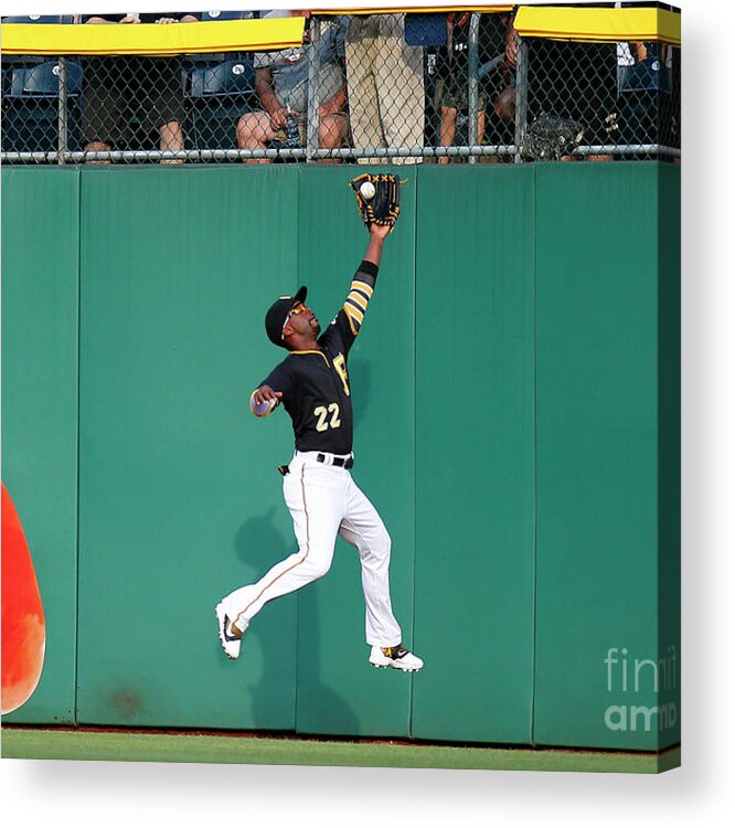 Second Inning Acrylic Print featuring the photograph Andrew Mccutchen by Justin K. Aller