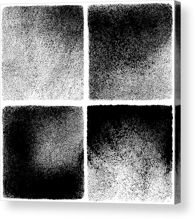 Dust Acrylic Print featuring the drawing Grunge backgrounds #4 by Ulimi