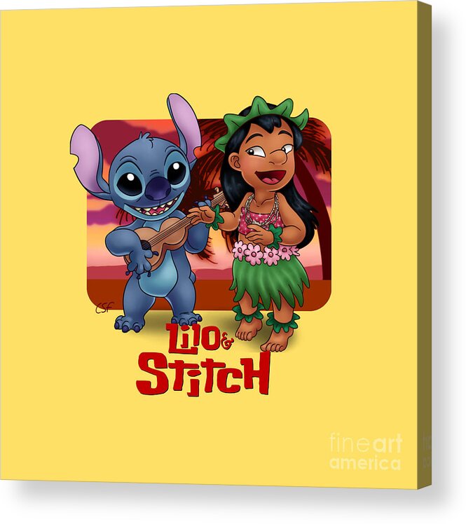 Lilo And Stitch #2 Art Print
