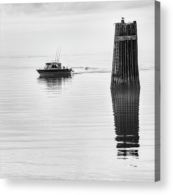 Water Acrylic Print featuring the photograph A Day Out Fishing by Tony Locke
