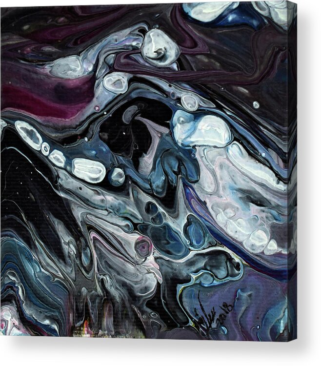  Acrylic Print featuring the painting Abstract #3 by Sarra Elgammal