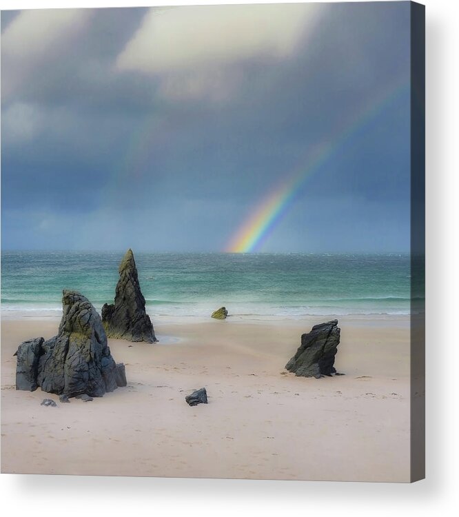 Scotland Acrylic Print featuring the digital art After storm by Remigiusz MARCZAK