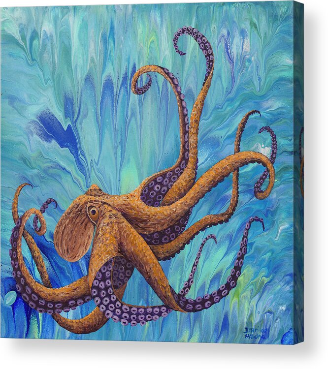 Animal Acrylic Print featuring the painting All Arms by Darice Machel McGuire