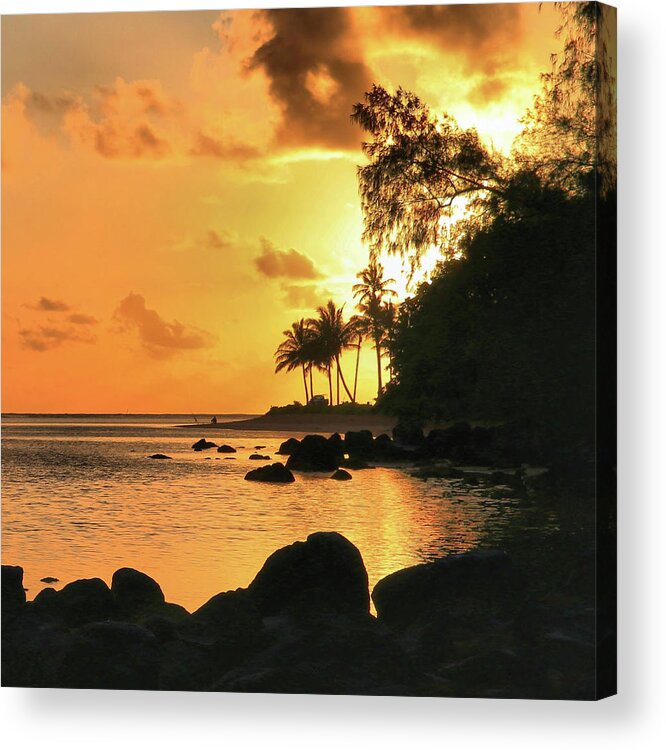 Hawaii Acrylic Print featuring the photograph Aloha kakahiaka Kauai by DJ Florek