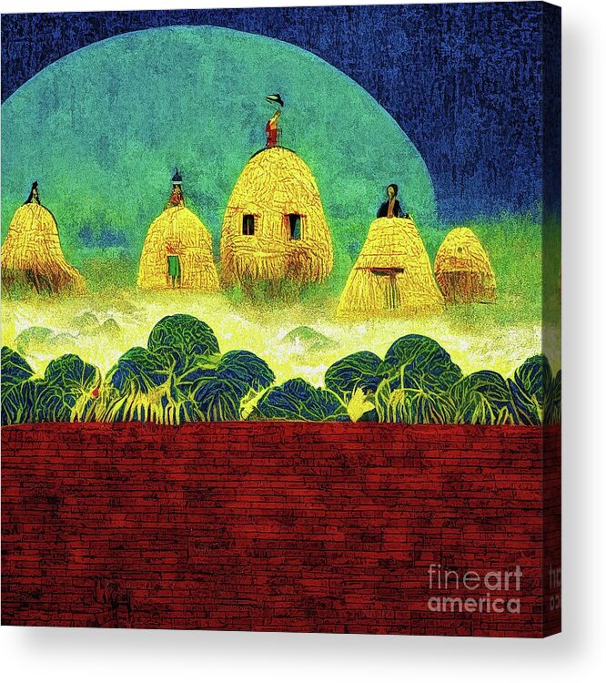 Ai Acrylic Print featuring the photograph Arpillera 05 by Jack Torcello