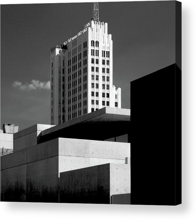 Architecture Acrylic Print featuring the photograph Contemporary Art Deco Architecture by Patrick Malon