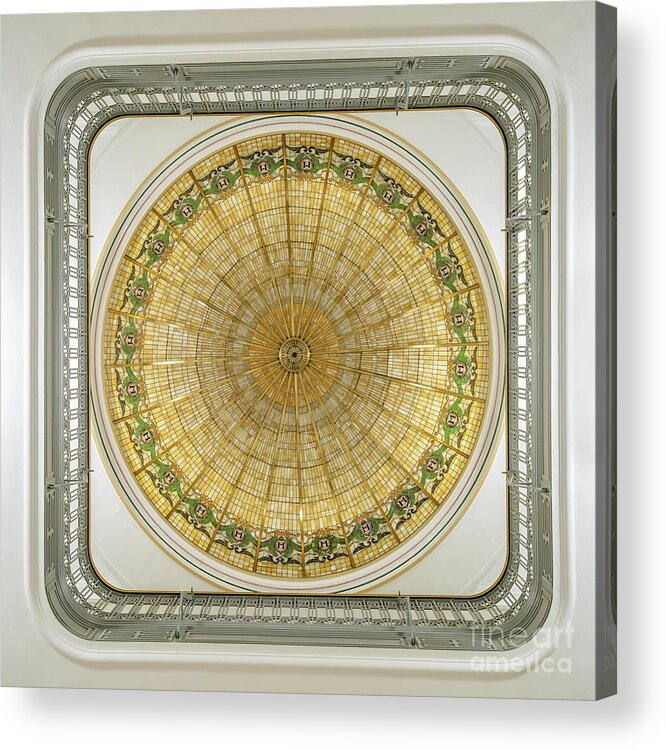Courthouse Dome Acrylic Print featuring the photograph Courthouse Dome by Tamara Becker