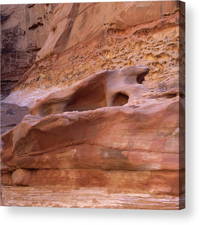 Devil's Canyon Acrylic Print featuring the photograph Devil's Canyon Sculpture by Tom Daniel