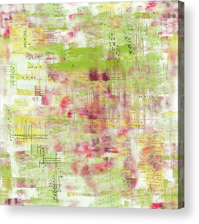 Abstract Acrylic Print featuring the photograph Dissertation by Marilyn Cornwell