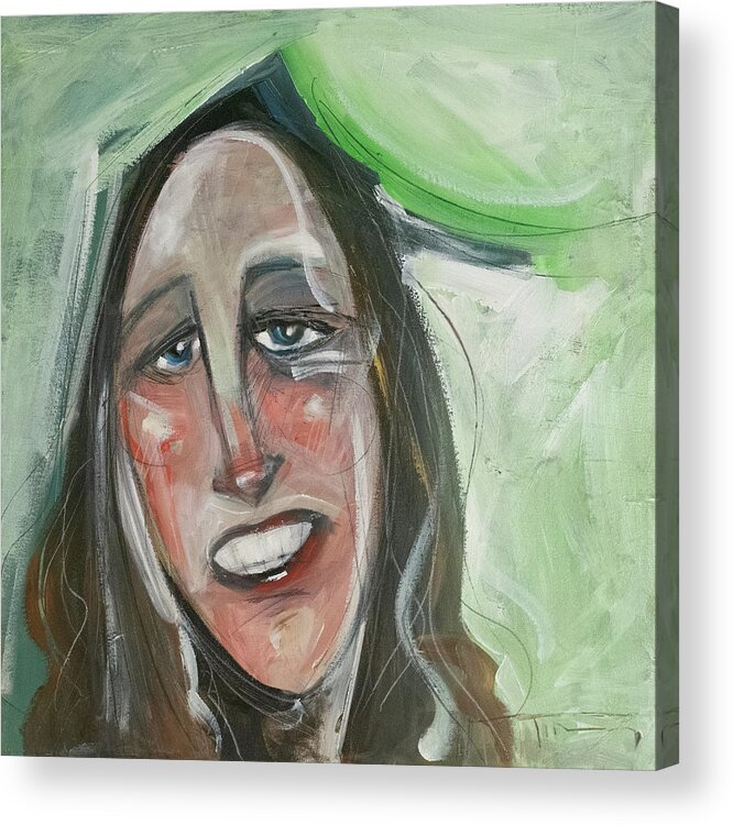 Woman Acrylic Print featuring the painting Emily by Tim Nyberg