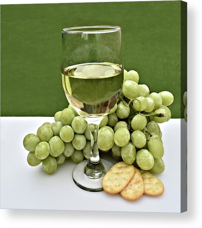 Vine Acrylic Print featuring the photograph From Vine To Wine by Kathy K McClellan