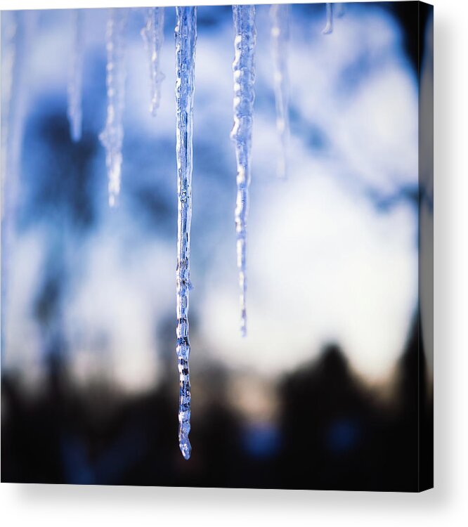 Frozen Acrylic Print featuring the photograph Frozen Figments by Rich Kovach