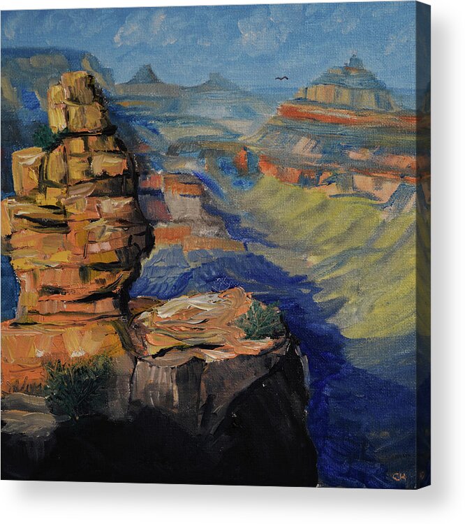 Grand Canyon Acrylic Print featuring the painting Grand Canyon Afternoon by Chance Kafka