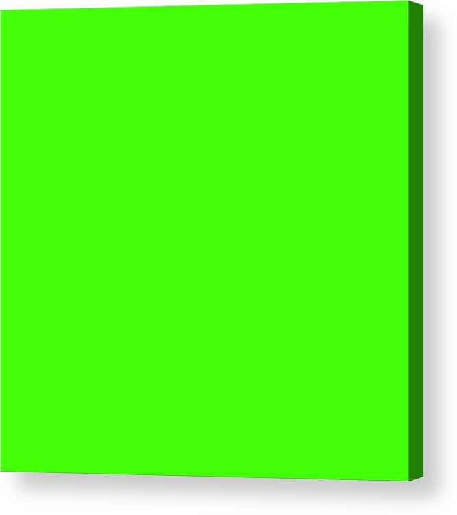 Green Acrylic Print featuring the digital art Green by Brian Carson