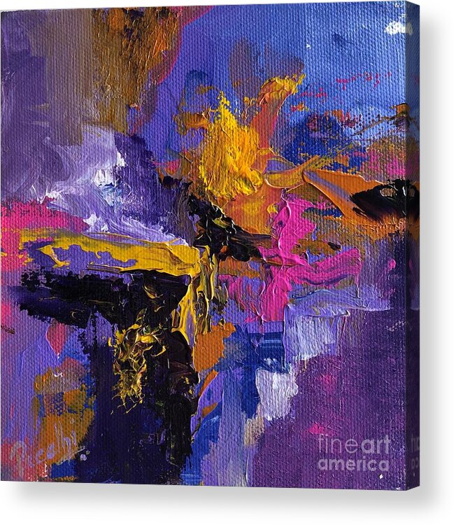 Gift Acrylic Print featuring the painting Hope 3 by Preethi Mathialagan