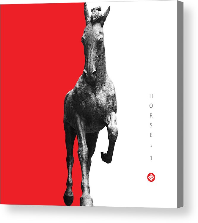 Horse Photographs Acrylic Print featuring the digital art Horse 1 by David Davies