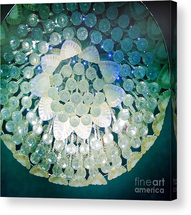 Chandelier Acrylic Print featuring the photograph I Want to Swing from the Chandelier by Onedayoneimage Photography