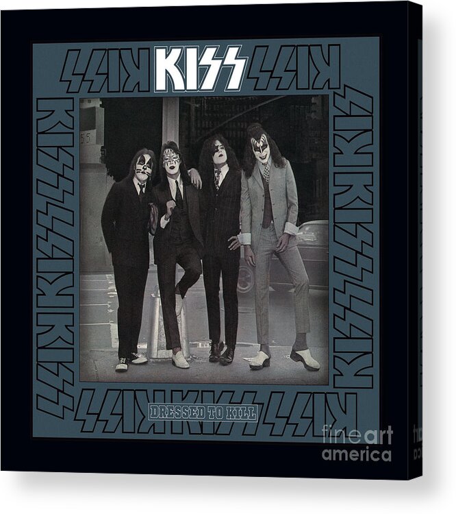 Kiss Acrylic Print featuring the photograph Kiss Band by Kiss