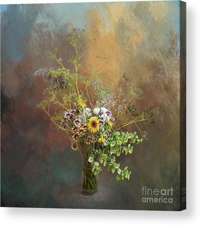 Vase Acrylic Print featuring the photograph Memories Of Summer by Eva Lechner