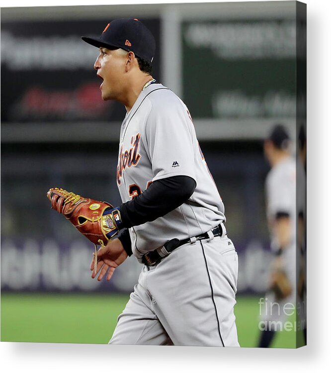Three Quarter Length Acrylic Print featuring the photograph Miguel Cabrera by Elsa