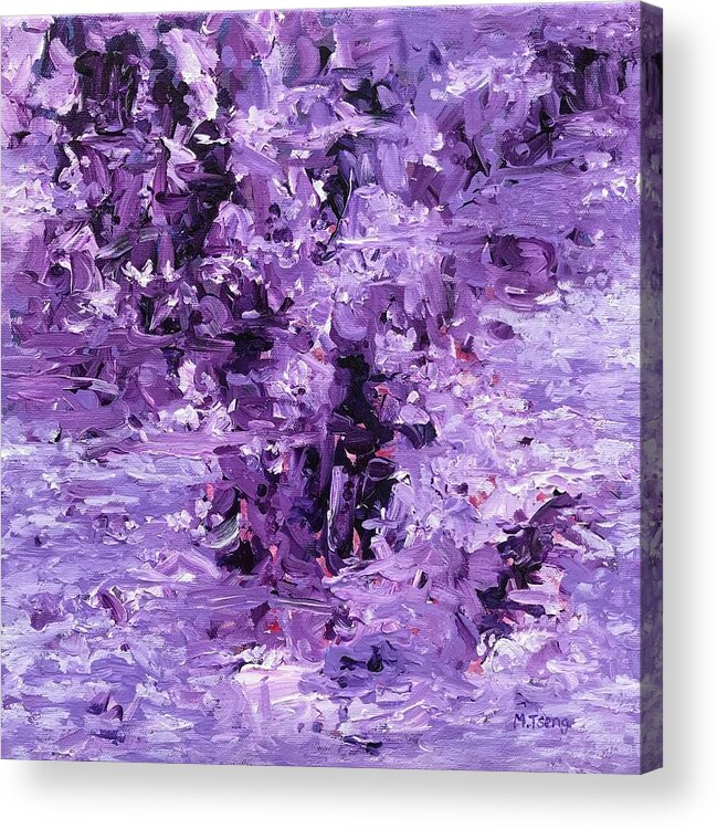 Mirage Acrylic Print featuring the painting Mirage #7 by Milly Tseng