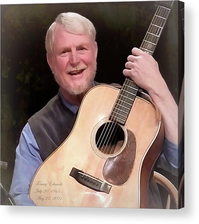 Bluegrass Acrylic Print featuring the photograph Mr. Bluegrass, Tommy Edwards by Michael Frank