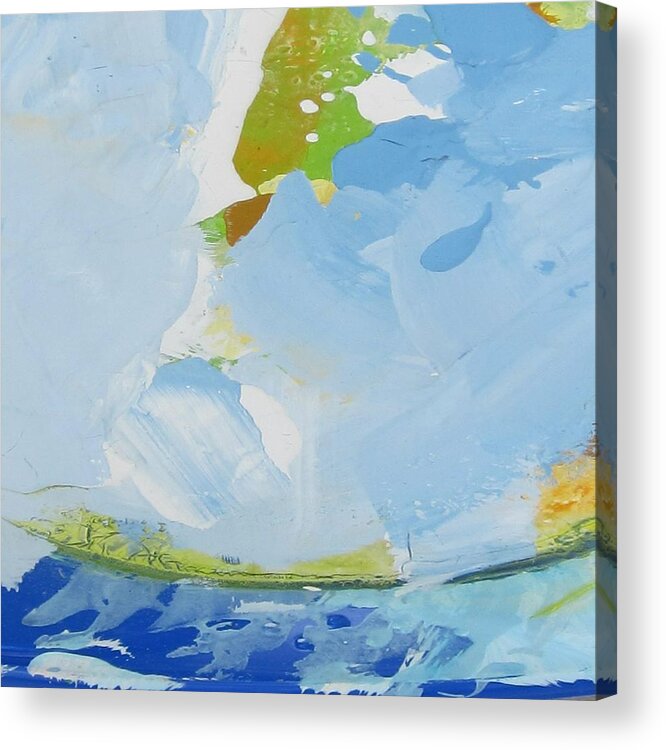 Abstract Acrylic Print featuring the painting Nautical by Herb Dickinson