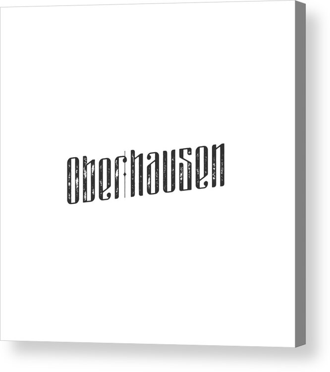 Oberhausen Acrylic Print featuring the digital art Oberhausen by TintoDesigns