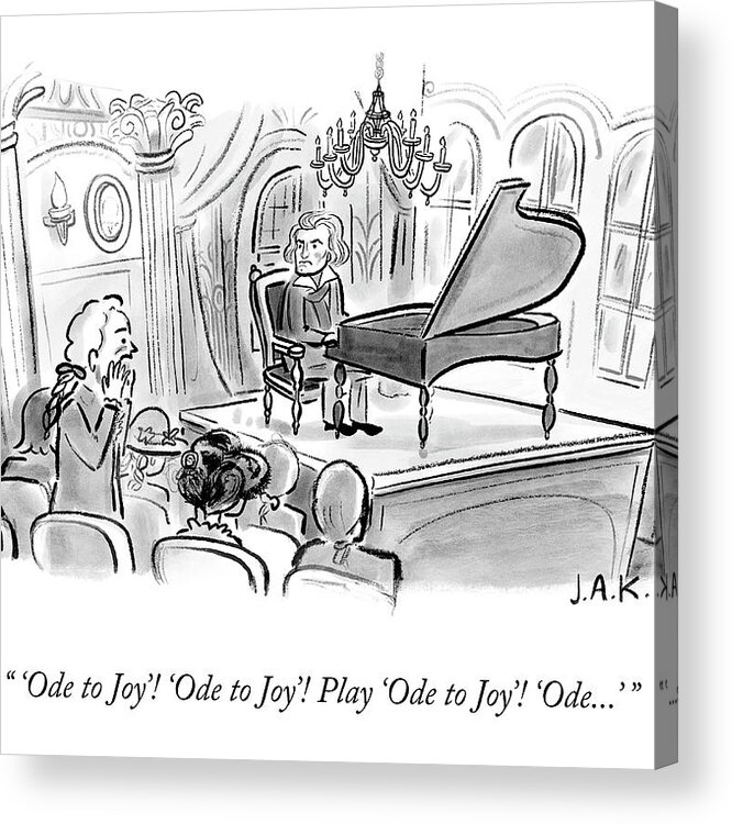 “‘ode To Joy’! ‘ode To Joy’! Play ‘ode To Joy’! ‘ode...’” Ode To Joy Acrylic Print featuring the photograph Ode To Joy by Jason Adam Katzenstein