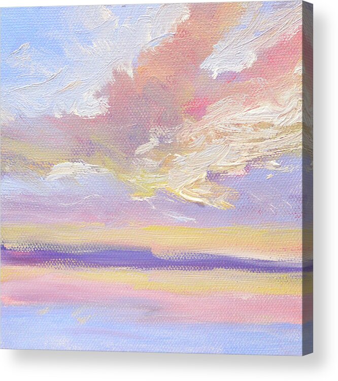 Pastel Sky Acrylic Print by Nancy Merkle - Fine Art America