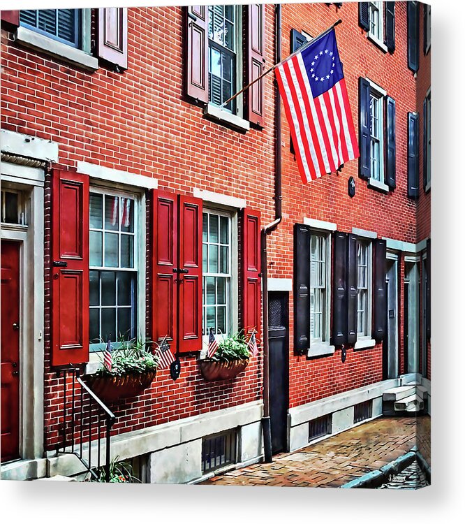 Philadelphia Acrylic Print featuring the photograph Philadelphia PA - S American Street by Susan Savad