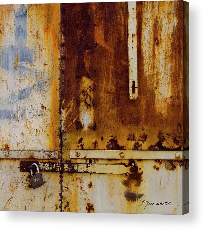 Door Acrylic Print featuring the photograph The Ravage Of Time by Marc Nader