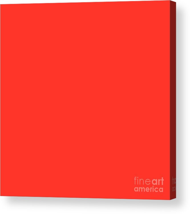Red Acrylic Print featuring the digital art Recipe by Wade Hampton