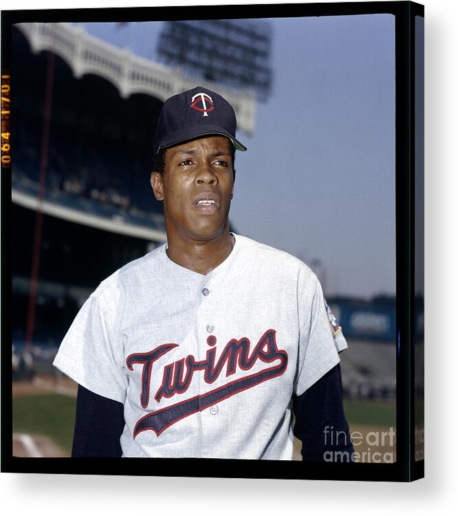 American League Baseball Acrylic Print featuring the photograph Rod Carew by Louis Requena