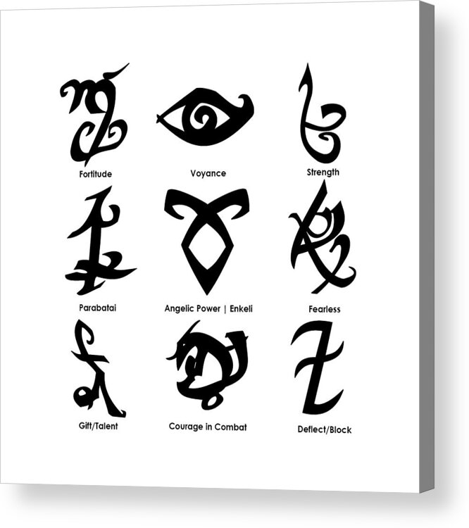 Angelic rune by Roiku | Download free STL model | Printables.com