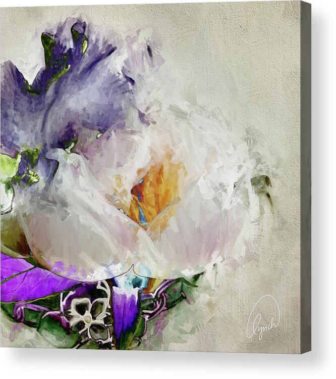 Abstract Acrylic Print featuring the photograph Solar Bouquet by Karen Lynch