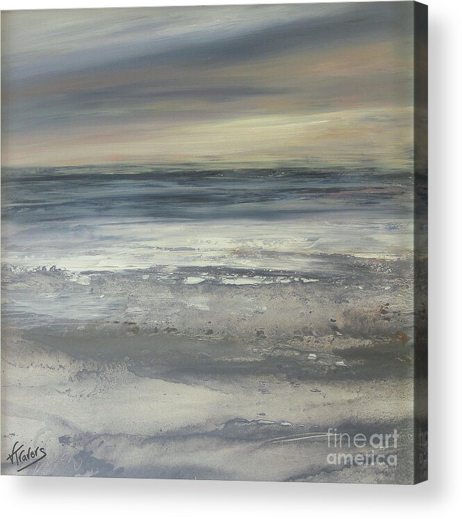 Valerie Travers Artist Acrylic Print featuring the painting Sultry Shore by Valerie Travers