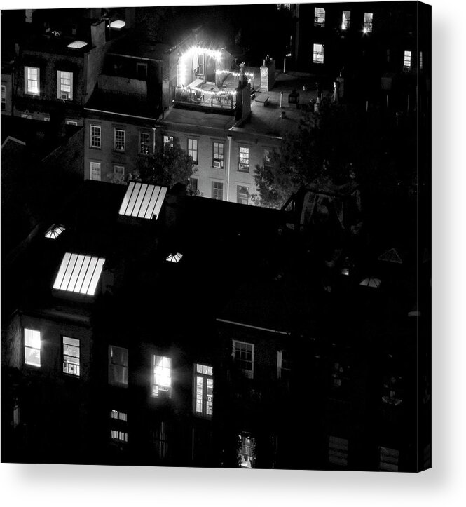 Manhattan Acrylic Print featuring the photograph Summer Night in Chelsea by Eyes Of CC
