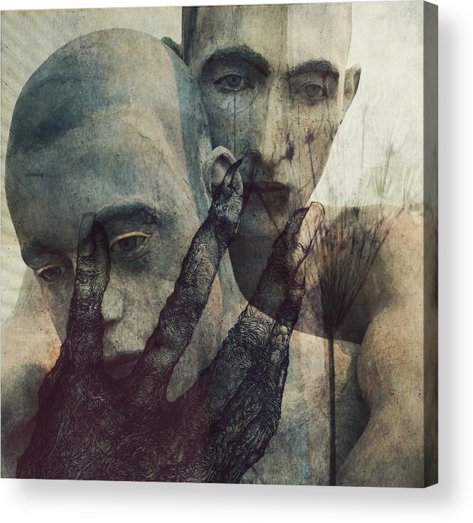  Help Acrylic Print featuring the digital art Sympathy by Paul Lovering