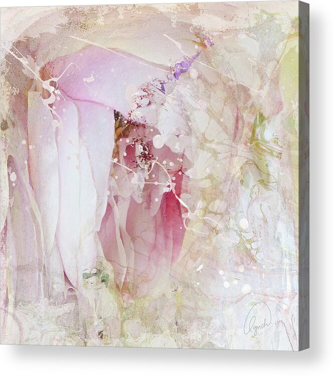 Abstract Acrylic Print featuring the photograph Trapped in Wonderland by Karen Lynch