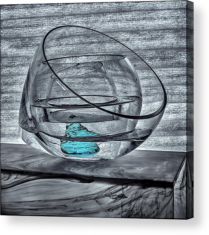  Glass Acrylic Print featuring the photograph Water And Glass III by Andrei SKY