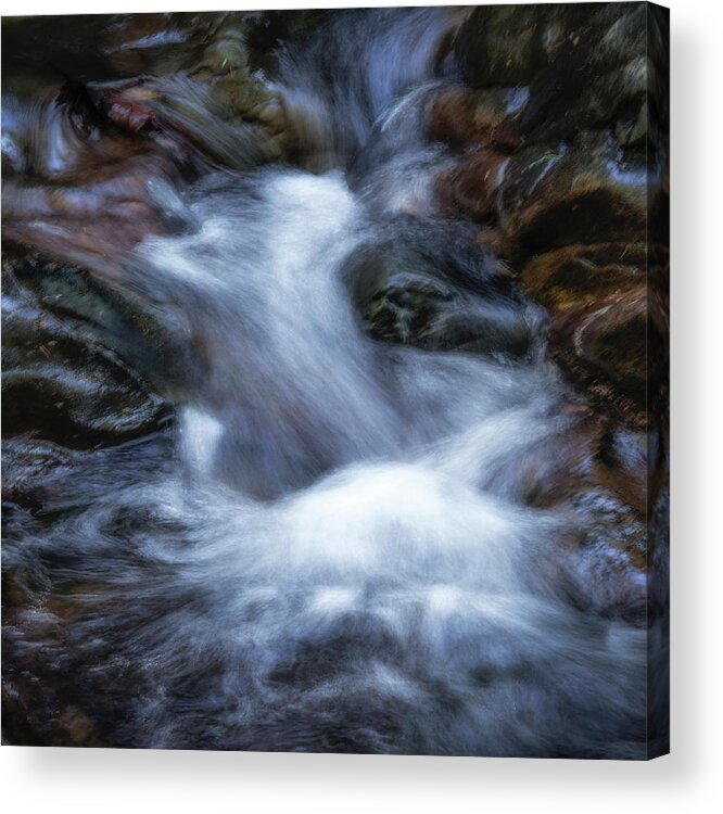 Water Swirl Acrylic Print featuring the photograph Water swirl, Lagunitas Creek by Donald Kinney