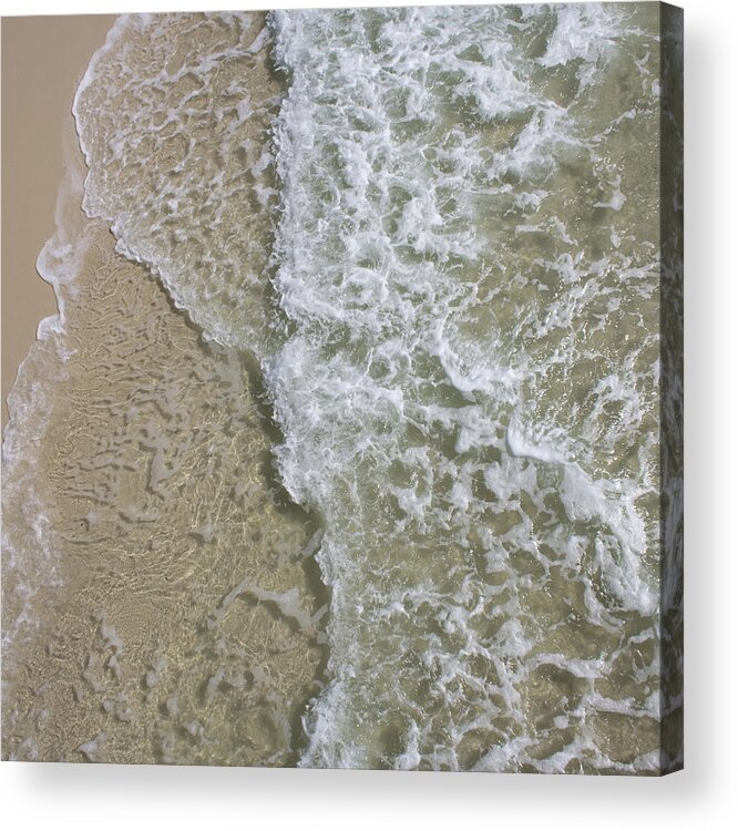 Wave Fissure Acrylic Print featuring the photograph Wave Fissure by Dylan Punke