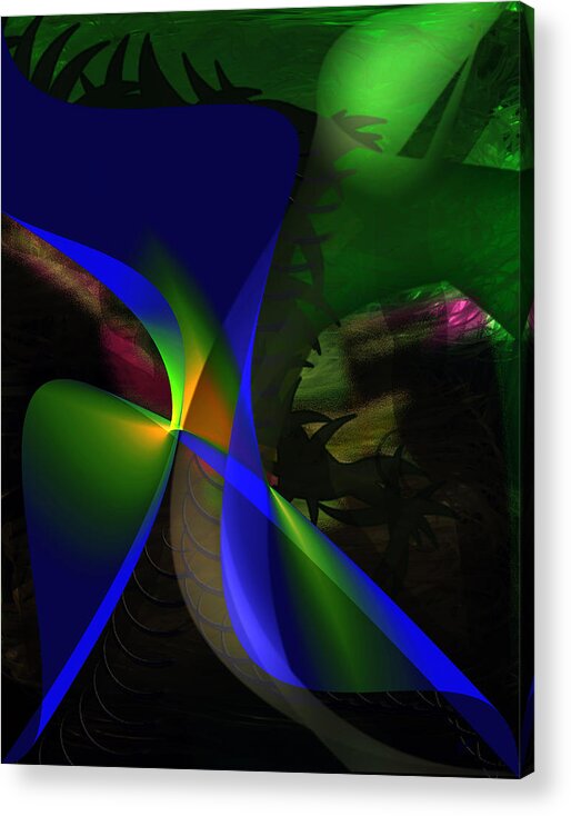 Contemporary Acrylic Print featuring the painting A Dream by Gerlinde Keating