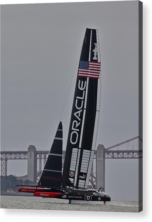 Oracle Acrylic Print featuring the photograph Oracle at the Gate #1 by Steven Lapkin
